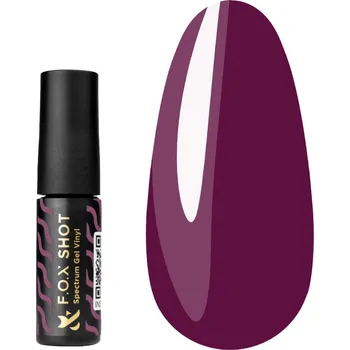 Přípravek na nehty F.O.X SHOT Hybridní lak Spectrum Gel Vinyl 077 fialový, 5 g