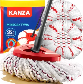 IP kamera Vložka do mopu DAZMA z mikrovlákna s drhnoucím páskem