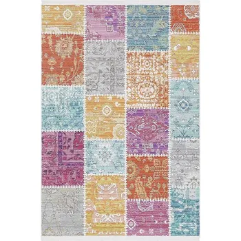Koberec Breno Kusový koberec QUANTUM 1807 Patchwork, 80x150 cm, Vícebarevné