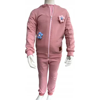 Dívčí mikina Dětská teplákovka Kidsciuch růžová bavlna velikost 122