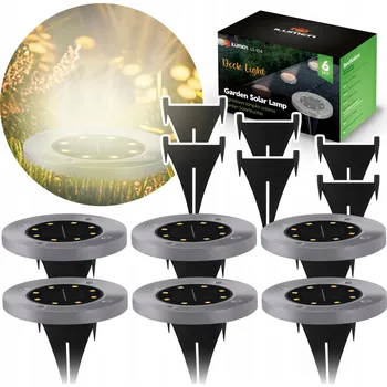 Venkovní osvětlení Solární lampa zapichovací Illumen černá 14 cm 6 ks