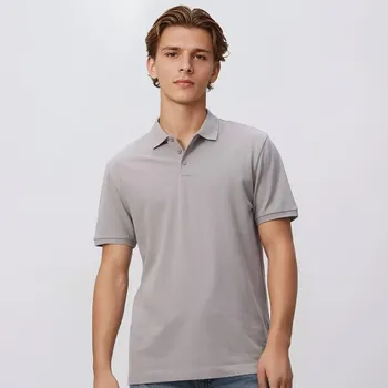 Reserved - Polo regular - světle šedá - 010HM-09X - 010HM-09X-XXL