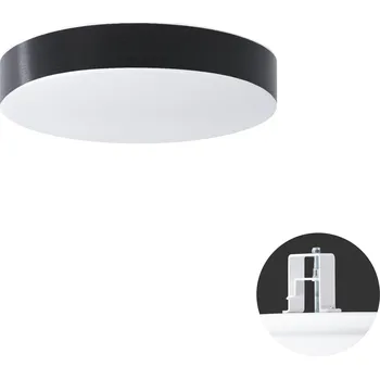 Koupelnové svítidlo OSMONT DELIA CV1 stropní/nástěnné plastové polovestavné svítidlo bílá / černá IP44 4000 K 13W LED DALI - OSMONT OS DEL69857