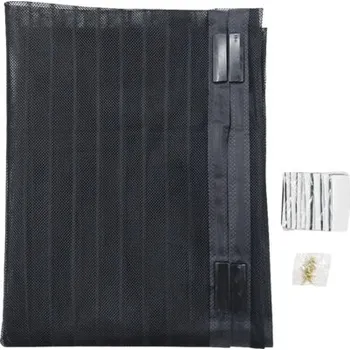 Síť proti hmyzu Magnetický závěs proti hmyzu černý 100x210 cm