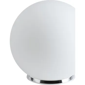 Lampička OSMONT BIANCA 2 stolní skleněná lampa chrom / bílá IP40 40W E27 (původní kód OS 50536) - OSMONT OS BIA50536