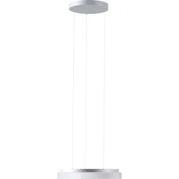 Svítidlo OSMONT CORVUS LE1 závěsné plastové svítidlo stříbrná / bílá IP40 3000 K 25W LED - OSMONT OS COR72304