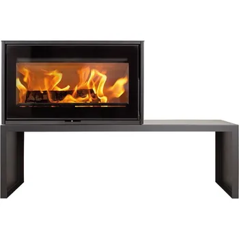 Krbová kamna Heta Scan-Line 100R na dlouhé lavici