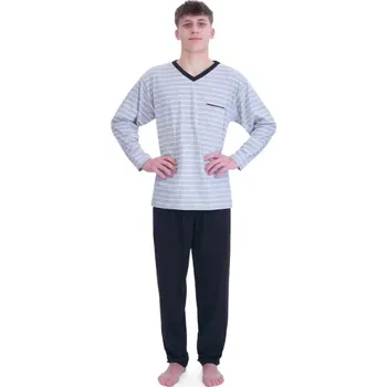 Pánské pyžamo Ruko 13454/92799, M, šedá