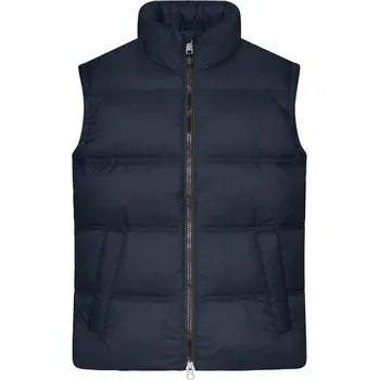 Pánská vesta James & Nicholson (Daiber) Pánská prošívaná vesta JN1376 - Tmavě modrá | L