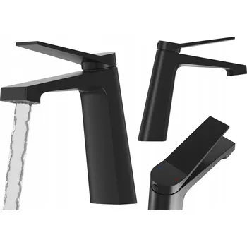 Vodovodní baterie Stojánková umyvadlová baterie Granitan SELVA černá