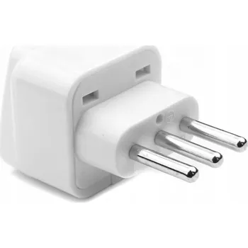 Cestovní adaptér do italské zásuvky, redukce z Polska do Itálie, s uzemněním