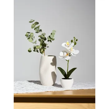 umělá květina Sinsay - Dekorativní rostlina v květináči - bílá - 311IN-00X - 311IN-00X-ONE