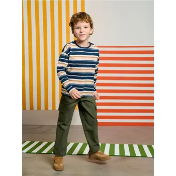 Dětská móda Sinsay - Kalhoty rovného střihu - zelená - 135GX-87J - 135GX-87J-98