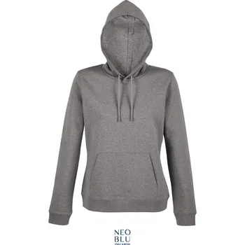 Dámská mikina NEOBLU | Nicholas Women grey melange XL Mikina s kapucí (dámská)