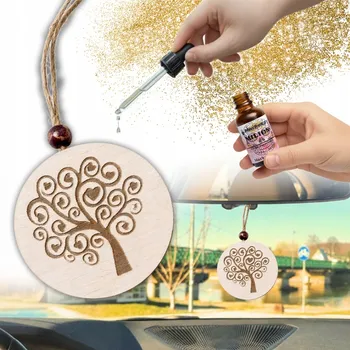 Vůně do auta Vůně do auta STROM ŽIVOTA 6 + parfém - dřevěný osvěžovač vzduchu