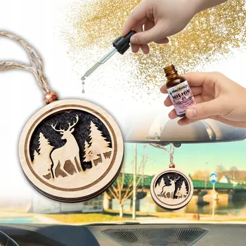 Vůně do auta Sada - Vůně do auta JELENI V LESE + parfém | Osvěžovač vzduchu do auta