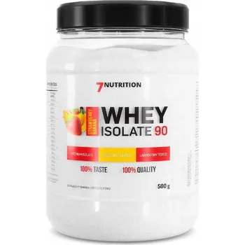 Protein Protein 7Nutrition izolát WPI 500 g, příchuť banán a jahoda