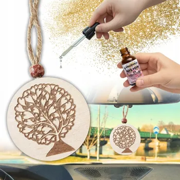 Vůně do auta Vůně do auta STROM SRDCÍ + parfém Milion | Osvěžovač vzduchu do auta jako dárek