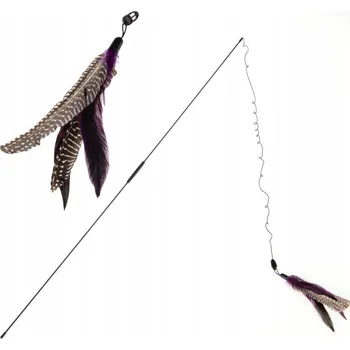 Hračka pro kočku Pro kočky prut pro kočky Zooplus s peřím