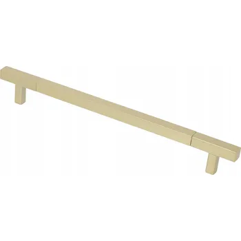 Nábytkové kování NÁBYTKOVÁ ÚCHYTKA ZLATÁ PRO NÁBYTEK SKŘÍŇKY KUCHYŇSKÉ 192/232 MM LOFT WISP AKS