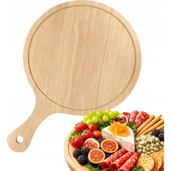 Kuchyňské prkénko Dřevěné kuchyňské prkénko na krájení a servírování zeleniny, ovoce a sýrů, 35x23 cm