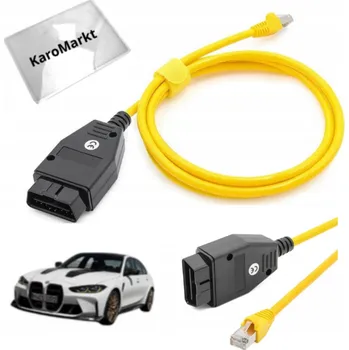 Bezpečnostní kamera INTERFEJS DO BMW ENET V2 E-SYS KABEL pro řady F, G, I, ISTA - F10, F20, F30, X1, X3, X5