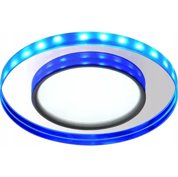 KULATÉ STROPNÍ SVÍTIDLO CANDELLUX SSP-23 2263915 STŘÍBRNÁ / MODRÁ