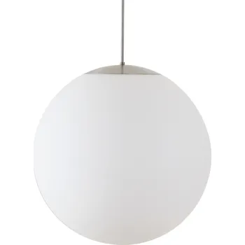 OSMONT ADR62649 ADRIA P5 HP závěsné skleněné svítidlo nerez broušená / bílá IP40 4000 K 65W LED DALI