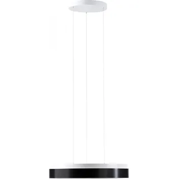 Svítidlo OSMONT DELIA LEC3 závěsné plastové svítidlo bílá / černá IP40 4000 K 46W LED - OSMONT OS DEL69906