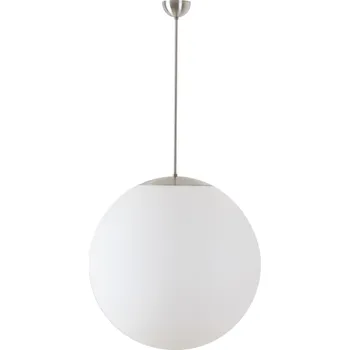 OSMONT ADR60231 ADRIA P5 závěsné skleněné svítidlo nerez broušená / bílá IP40 3000 K 48W LED DALI