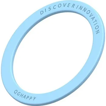 Magnetický kroužek držák telefonu 53 x 45 mm Univerzální držák na mobil pro iPhone 12 až 14 a Xiaomi Silné magnetické uchycení modrá