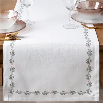 ubrus BĚHOUN NA STŮL LILY 40X140 CM VZOROVANÝ