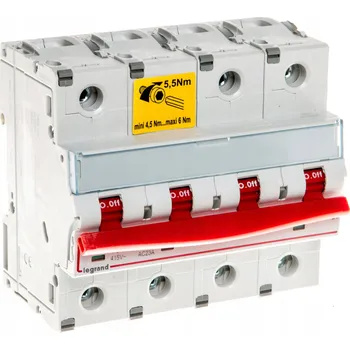 vypínač LEGRAND MODULÁRNÍ ODPOJOVAČ 4P FRX404 100A 406546