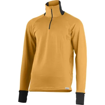 Pánské oblečení LEO pánská merino mikina - Hořčicová 2429 / L / Hořčicová