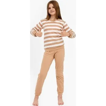 Dívčí pyžamo Dívčí pyžamo Cornette Molly 2 Béžová 146-152