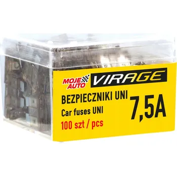Brzdová hadice VIRAGE - Pojistky UNI 100 ks 7,5A