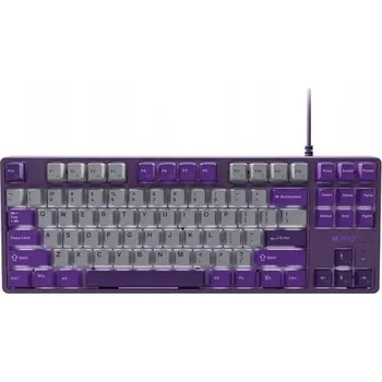 Klávesnice Mechanická herní klávesnice FURY Kanabo K2, šedá a fialová
