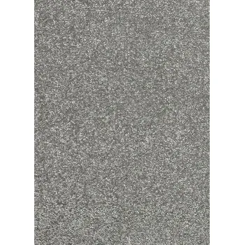 Koberec Breno Metrážový koberec GLORIA 95, šíře 400 cm, Šedá/Stříbrná