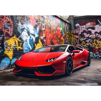 Fototapeta FOTOTAPETA SPORTOVNÍ AUTO PRO CHLAPCE A TEENAGERY, TAPETA DO DĚTSKÉHO POKOJE 300x210 cm