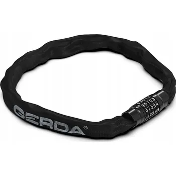 Zámek na kolo Zámek na kolo řetězový GERDA CONTRA COMBO 900/8x8C černý