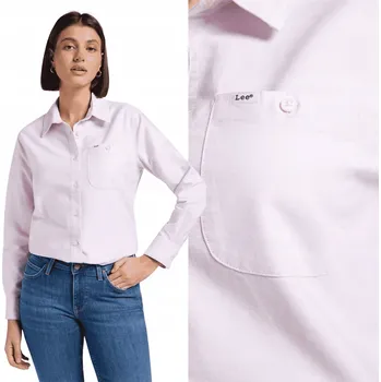 Dámská košile Lee dámská košile s dlouhým rukávem bez vzoru růžová ALL PURPOSE SHIRT velikost L