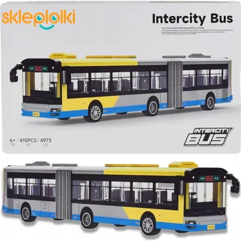 ostatní stavebnice STAVEBNÍ STAVEBNICE NÁKLADNÍ AUTOBUS KLOUBOVÝ MODEL AUTOBUSU PRO DĚTI