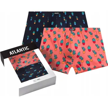 Pánské oblečení 2-BALENÍ Pánské boxerky trenýrky Atlantic XL