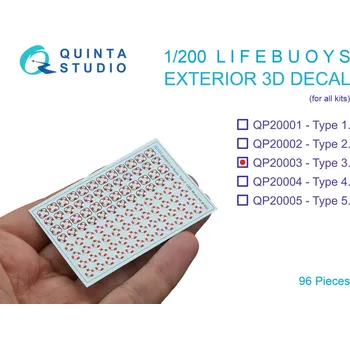 Plastikový model Quinta studio 1/200 Life Buoys, Type 3