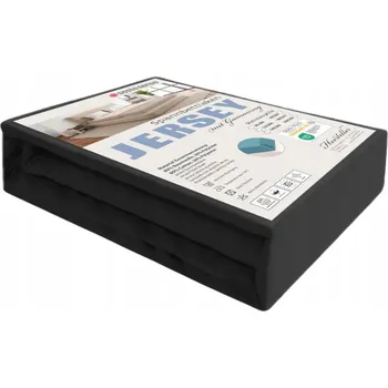 Prostěradlo Prostěradlo JERSEY s gumou grafitové 120x200 cm