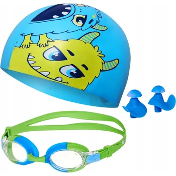 Plavecké brýle Plavecké brýle pro děti Nils Aqua NQG700AF + NQC MONSTER + NQAW60
