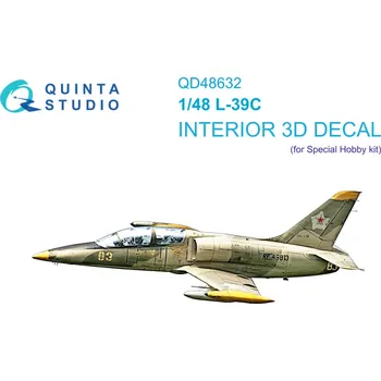 Plastikový model Quinta studio 1/48 L-39C 3D-Print&col.Interior (SP.HOB.)