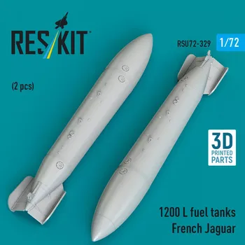 Plastikový model Reskit 1/72 1200 L fuel tanks French Jaguar (2 pcs.)