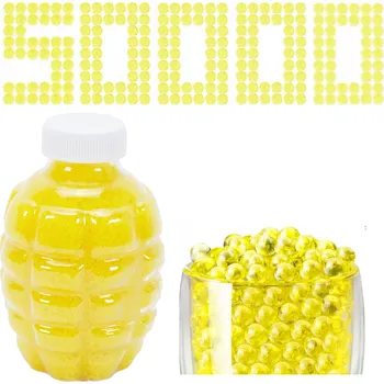 Dětská zbraň KULIČKY DO PISTOLE KARABINY GELOVÉ VODNÍ ORBIZ ORBEEZ 7-8mm 50000 ŽLUTÉ