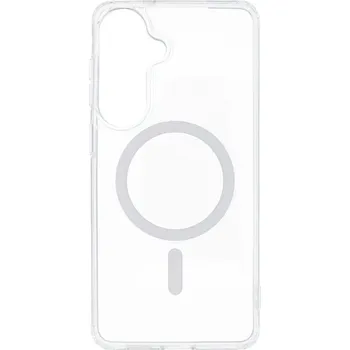 Náhradní kryt pro mobilní telefon Kryt Drop Glue Barevný kroužek Mag Cover s MagSafe Samsung Galaxy S26 Ultra White